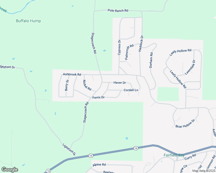 map of restaurants, bars, coffee shops, grocery stores, and more near Haver Drive in Shirley