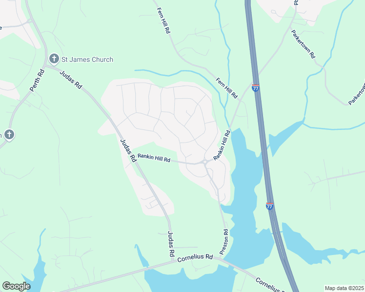 map of restaurants, bars, coffee shops, grocery stores, and more near 105 Longleaf Drive in Mooresville