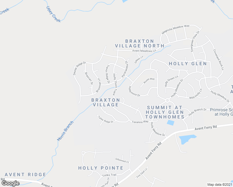 map of restaurants, bars, coffee shops, grocery stores, and more near 428 Holly Thorn Trace in Holly Springs