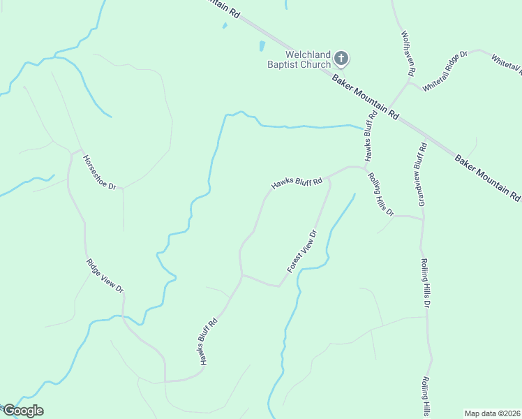 map of restaurants, bars, coffee shops, grocery stores, and more near 662 Hawks Bluff Road in Spencer