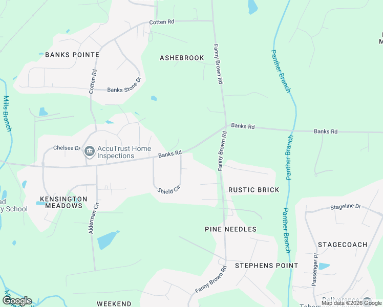map of restaurants, bars, coffee shops, grocery stores, and more near 3037 Banks Road in Raleigh