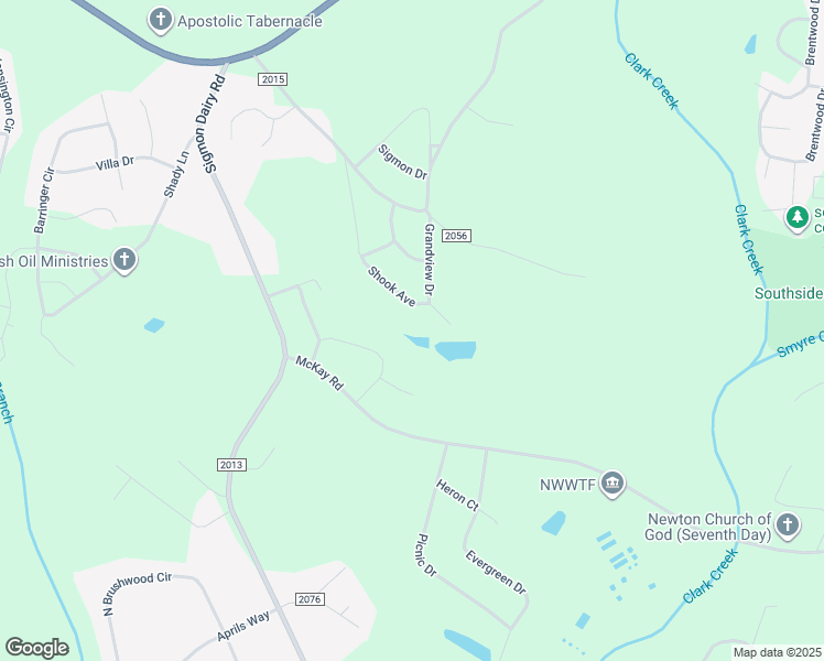 map of restaurants, bars, coffee shops, grocery stores, and more near 1887 Shook Avenue in Newton