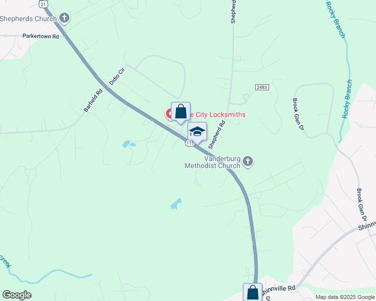 map of restaurants, bars, coffee shops, grocery stores, and more near 1748 Charlotte Highway in Mooresville