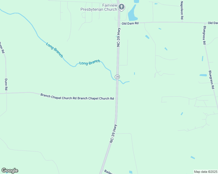 map of restaurants, bars, coffee shops, grocery stores, and more near 1637 Branch Chapel Church Road in Selma