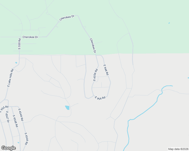 map of restaurants, bars, coffee shops, grocery stores, and more near South 4556 Road in Evening Shade