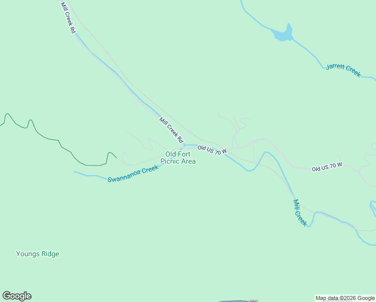 map of restaurants, bars, coffee shops, grocery stores, and more near 2415 State Road 1400 in Old Fort