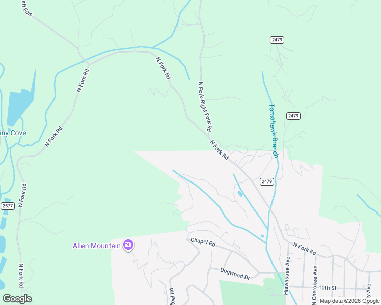 map of restaurants, bars, coffee shops, grocery stores, and more near 124 Richard Lane in Black Mountain