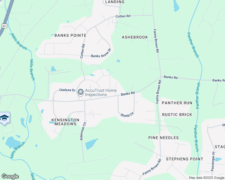 map of restaurants, bars, coffee shops, grocery stores, and more near 5304 Banks Road in Raleigh