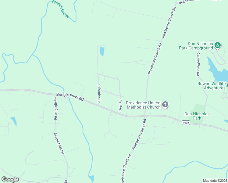 map of restaurants, bars, coffee shops, grocery stores, and more near 145 Partridge Trail in Salisbury