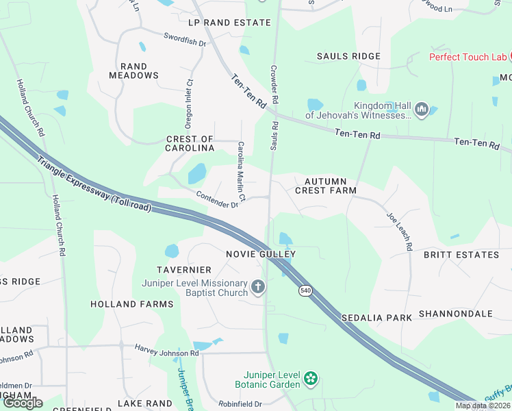 map of restaurants, bars, coffee shops, grocery stores, and more near 8920 Sauls Road in Raleigh