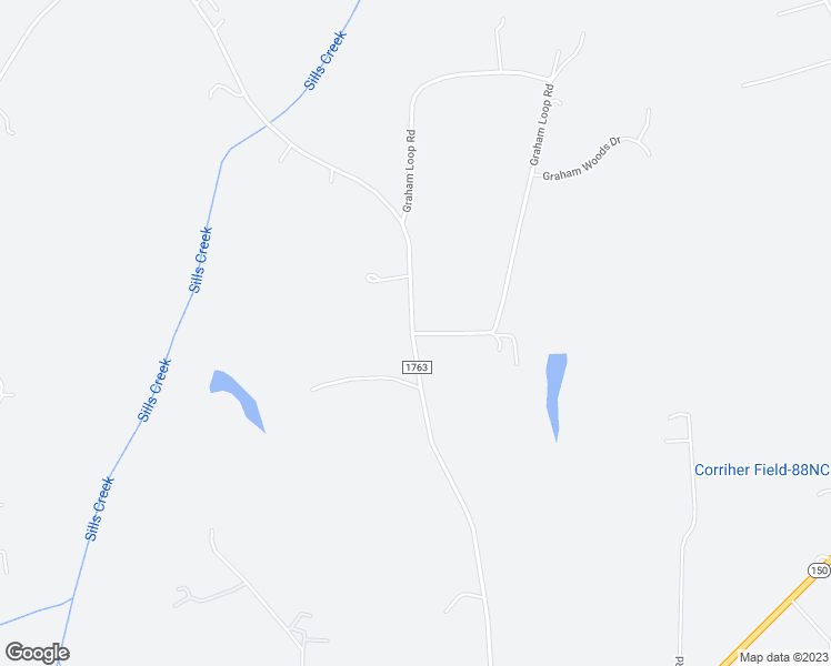 map of restaurants, bars, coffee shops, grocery stores, and more near 2205 Graham Loop Road in Mount Ulla