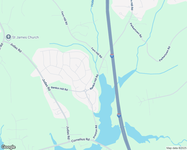 map of restaurants, bars, coffee shops, grocery stores, and more near 268 Preston Road in Troutman