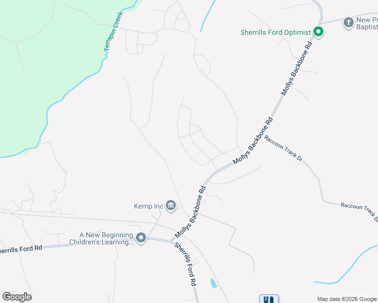 map of restaurants, bars, coffee shops, grocery stores, and more near 2106 Lynmore Drive in Sherrills Ford