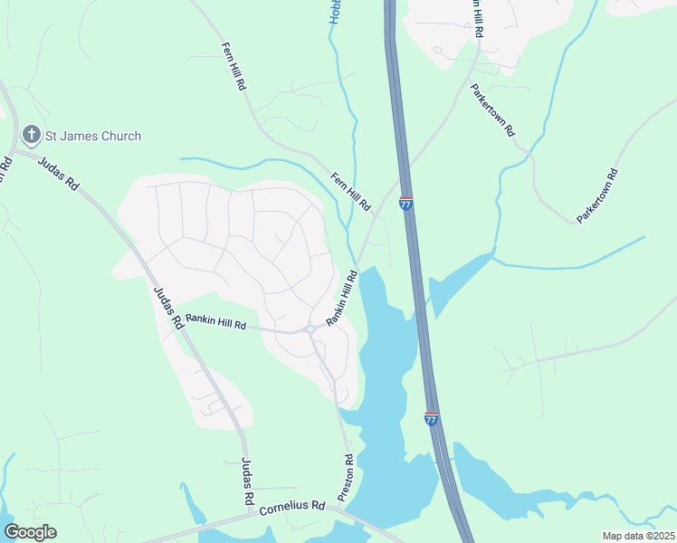 map of restaurants, bars, coffee shops, grocery stores, and more near 268 Preston Road in Troutman