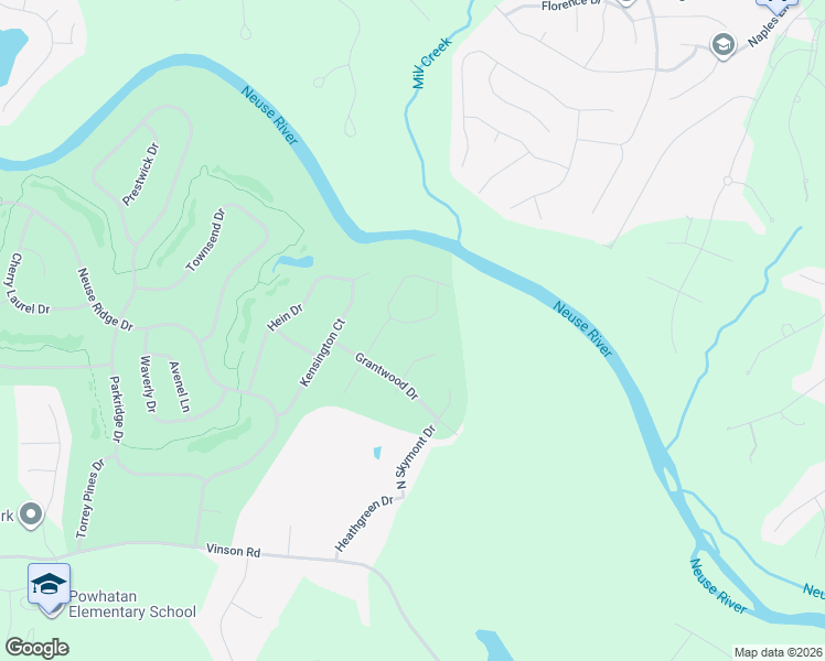 map of restaurants, bars, coffee shops, grocery stores, and more near 137 Skygrove Drive in Clayton