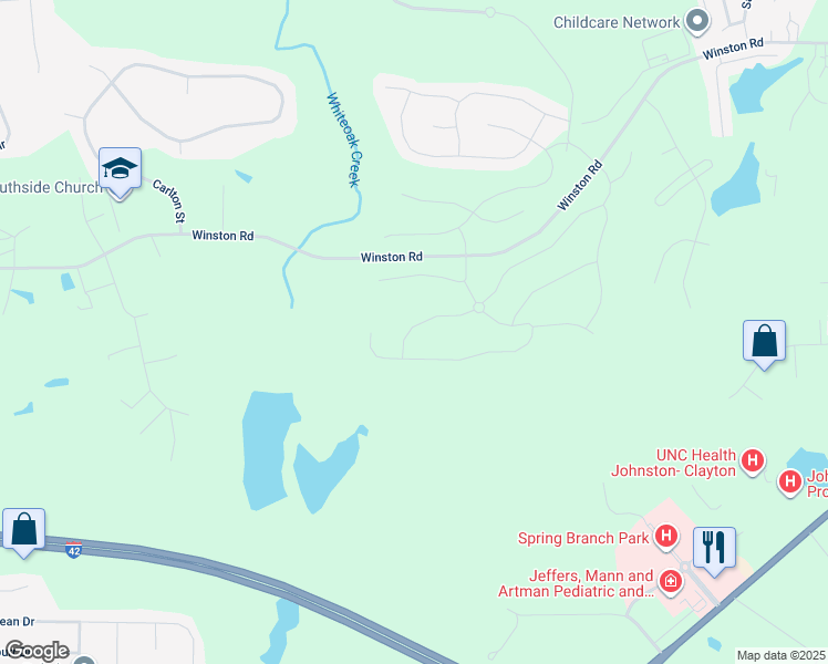map of restaurants, bars, coffee shops, grocery stores, and more near 169 West Tecoma Lane in Clayton