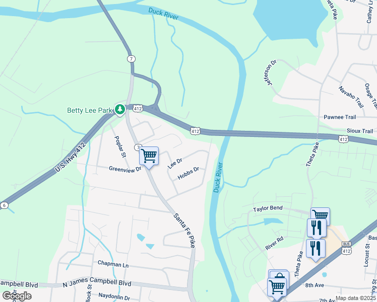 map of restaurants, bars, coffee shops, grocery stores, and more near 751 Autumn Ridge Lane in Columbia