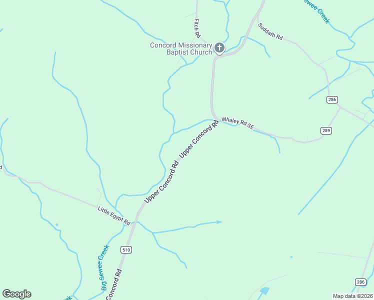 map of restaurants, bars, coffee shops, grocery stores, and more near 2505 Upper Concord Road in Ten Mile