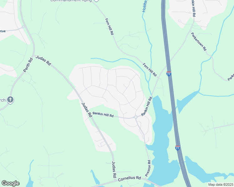 map of restaurants, bars, coffee shops, grocery stores, and more near 164 Yellow Birch Loop in Mooresville