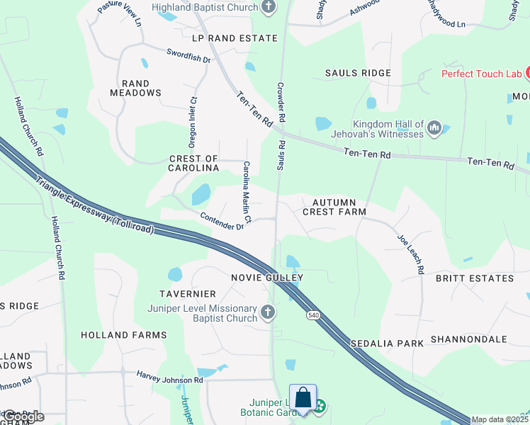 map of restaurants, bars, coffee shops, grocery stores, and more near 4812 Kure Court in Raleigh
