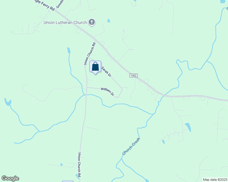 map of restaurants, bars, coffee shops, grocery stores, and more near William Drive in Salisbury