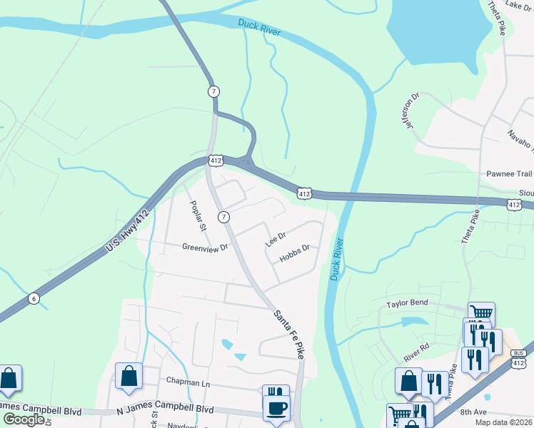 map of restaurants, bars, coffee shops, grocery stores, and more near 728 Autumn Ridge Lane in Columbia
