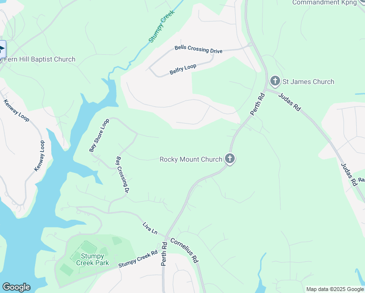 map of restaurants, bars, coffee shops, grocery stores, and more near 1794 Perth Road in Mooresville