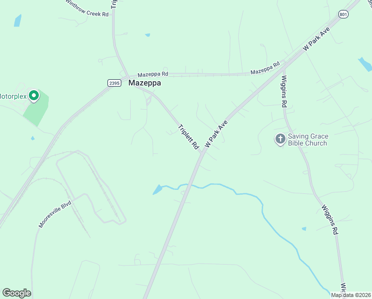 map of restaurants, bars, coffee shops, grocery stores, and more near 2258 Triplett Road in Mount Ulla