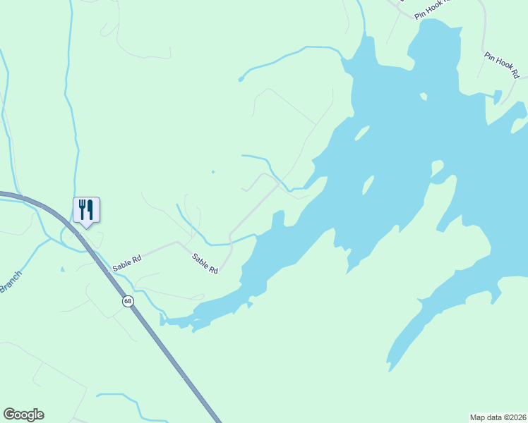 map of restaurants, bars, coffee shops, grocery stores, and more near 810 Sable Road in Spring City