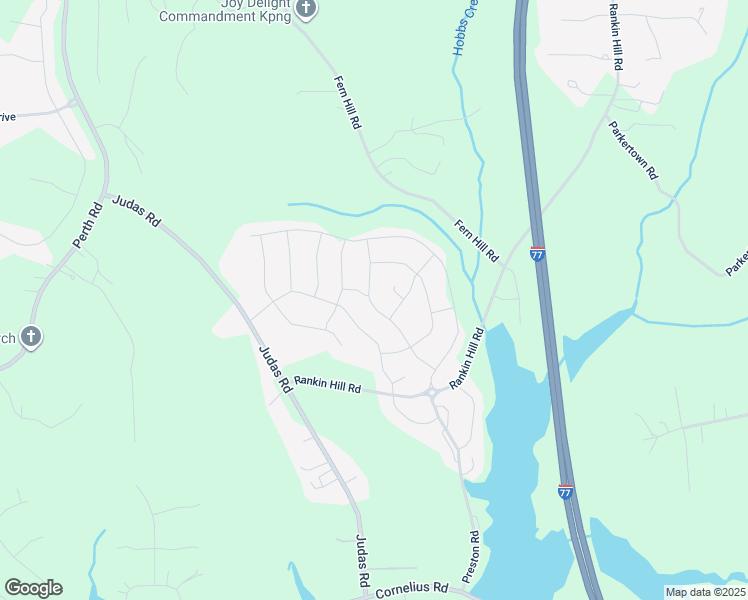 map of restaurants, bars, coffee shops, grocery stores, and more near 164 Yellow Birch Loop in Mooresville