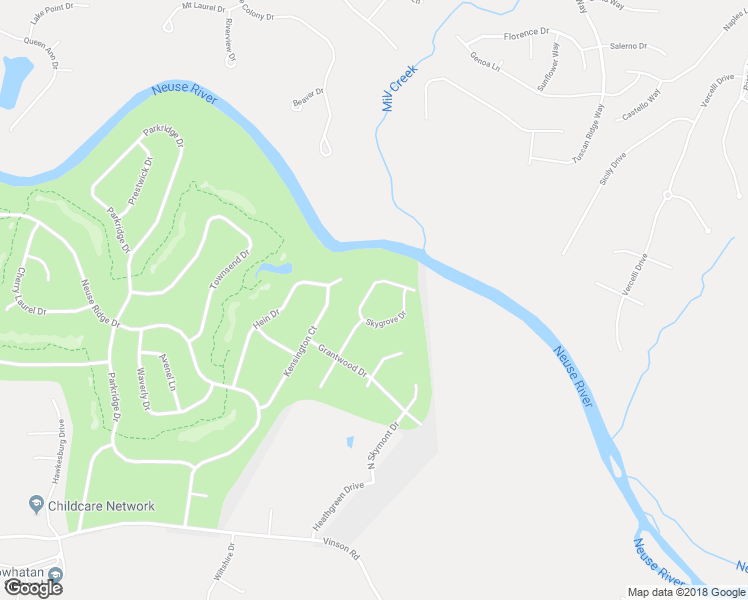 map of restaurants, bars, coffee shops, grocery stores, and more near 48 Riverglade Drive in Clayton