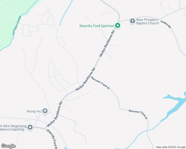 map of restaurants, bars, coffee shops, grocery stores, and more near 2034 Mollys Backbone Road in Sherrills Ford