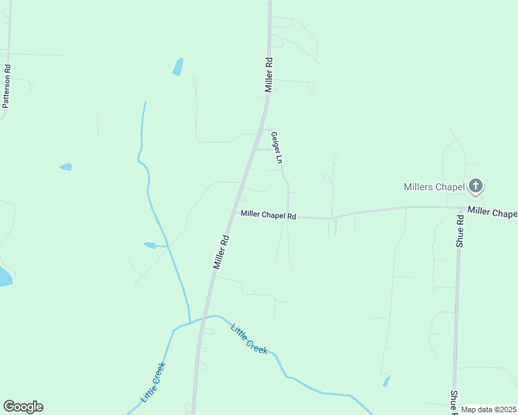map of restaurants, bars, coffee shops, grocery stores, and more near 1820 Miller Chapel Road in Salisbury