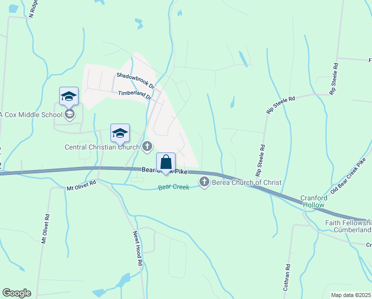 map of restaurants, bars, coffee shops, grocery stores, and more near 501 Wilderness Trail in Columbia