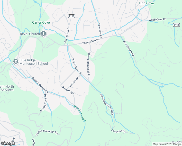 map of restaurants, bars, coffee shops, grocery stores, and more near 80 Wolfe Cove Road in Asheville
