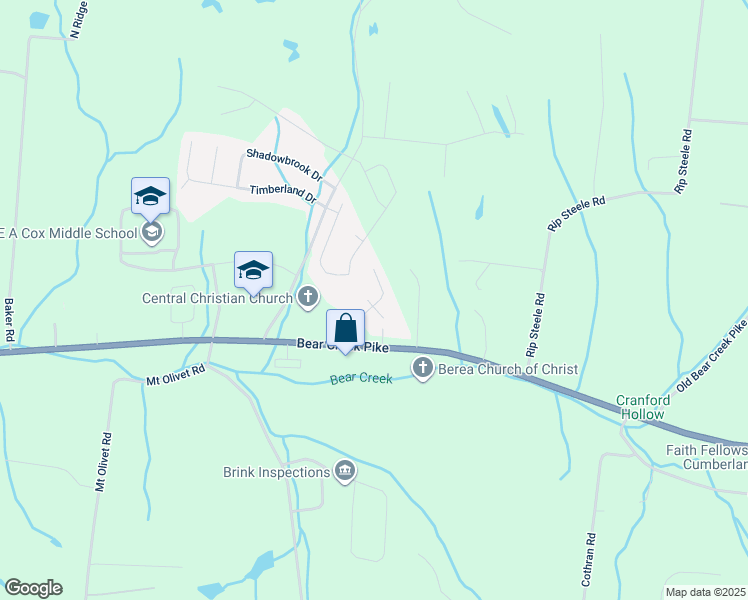 map of restaurants, bars, coffee shops, grocery stores, and more near 662 Wilderness Trail in Columbia
