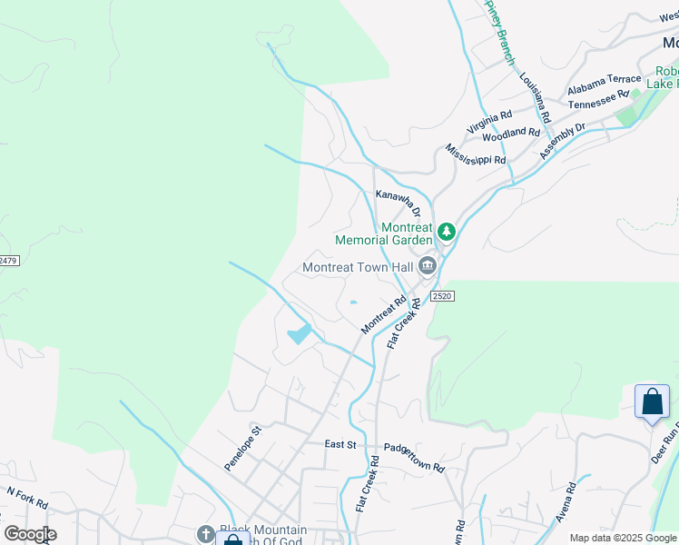 map of restaurants, bars, coffee shops, grocery stores, and more near 49 Carolina Heights in Black Mountain
