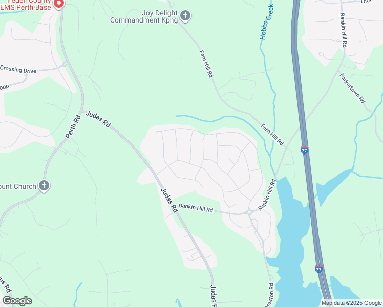 map of restaurants, bars, coffee shops, grocery stores, and more near 121 Maritime Street in Troutman