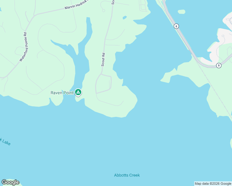 map of restaurants, bars, coffee shops, grocery stores, and more near 1219 Scout Road in Salisbury