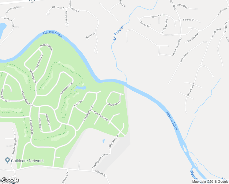 map of restaurants, bars, coffee shops, grocery stores, and more near 145 Riverglade Drive in Clayton