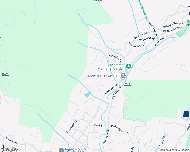 map of restaurants, bars, coffee shops, grocery stores, and more near 49 Carolina Heights in Black Mountain