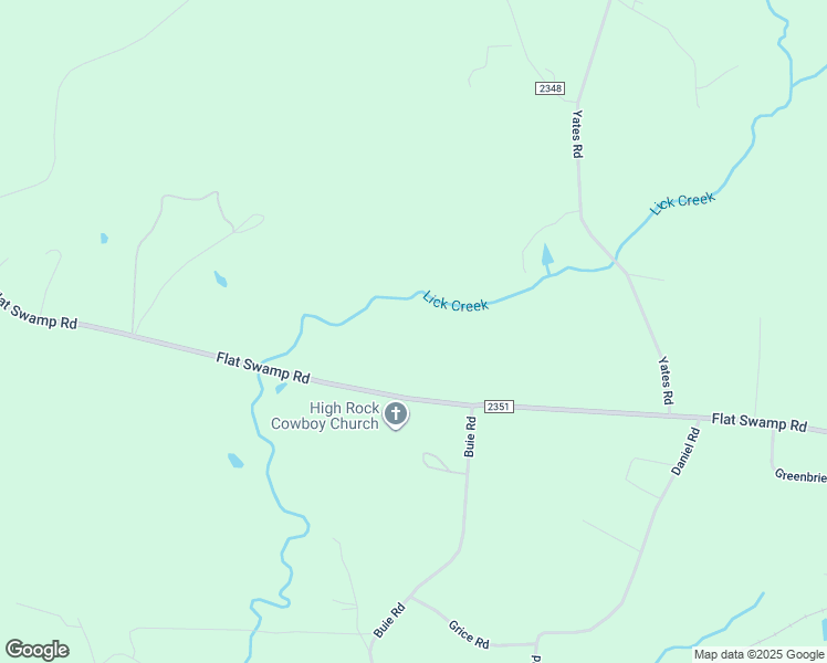 map of restaurants, bars, coffee shops, grocery stores, and more near 1904 Flat Swamp Road in Denton