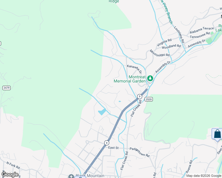 map of restaurants, bars, coffee shops, grocery stores, and more near 49 Carolina Heights in Black Mountain