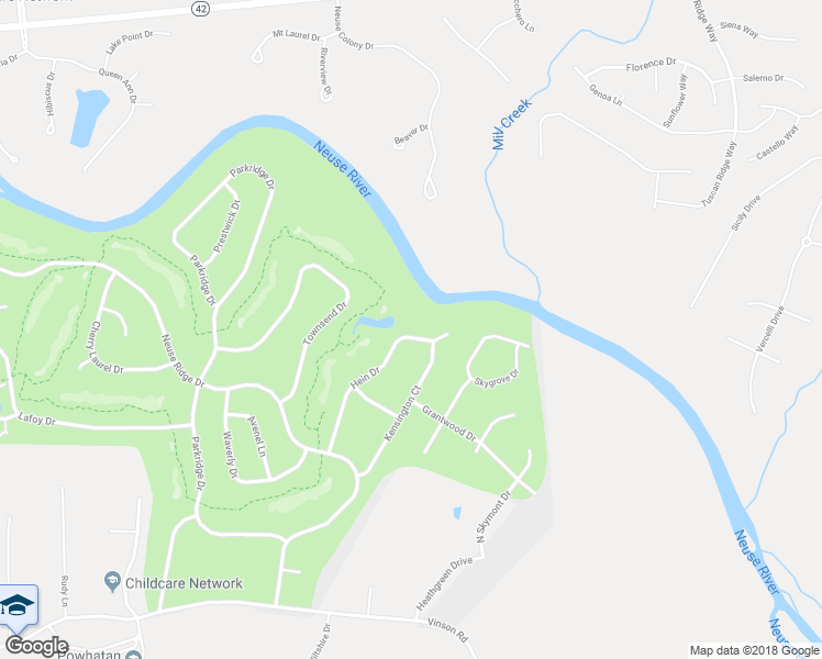 map of restaurants, bars, coffee shops, grocery stores, and more near 241 Hein Drive in Clayton
