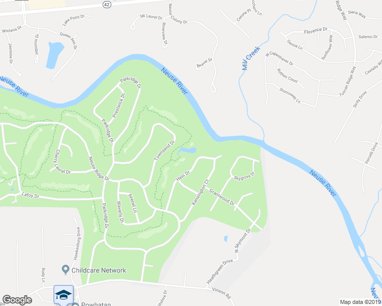 map of restaurants, bars, coffee shops, grocery stores, and more near 229 Hein Drive in Clayton