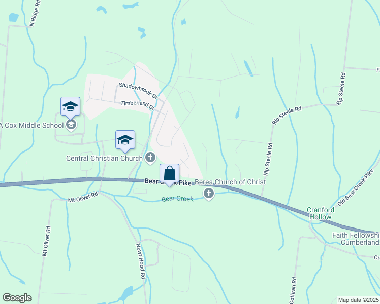map of restaurants, bars, coffee shops, grocery stores, and more near 662 Wilderness Trail in Columbia