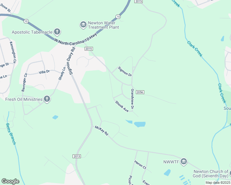 map of restaurants, bars, coffee shops, grocery stores, and more near 1804 Shook Avenue in Newton