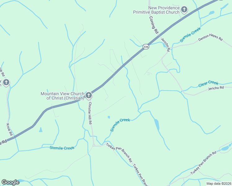 map of restaurants, bars, coffee shops, grocery stores, and more near 3008 6 Mile Road in Maryville