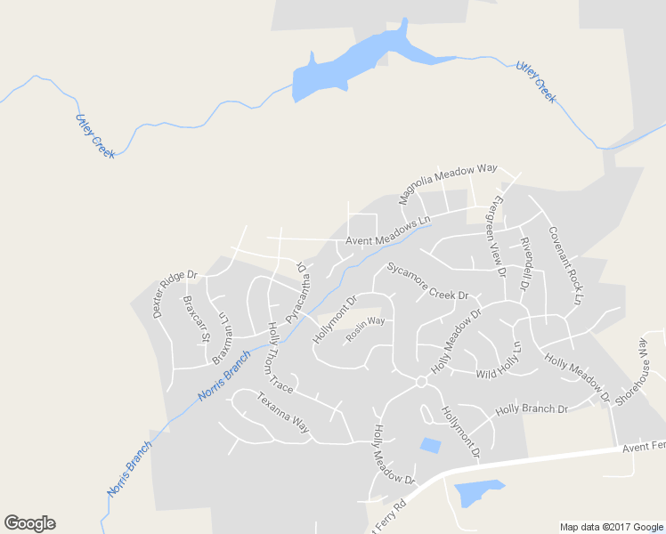 map of restaurants, bars, coffee shops, grocery stores, and more near 205 Gillean Lane in Holly Springs