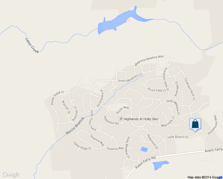 map of restaurants, bars, coffee shops, grocery stores, and more near 109 Gillean Lane in Holly Springs